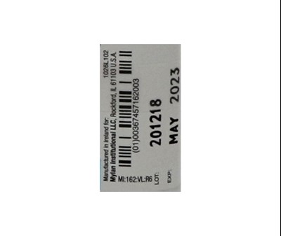 Vial 1 (Vial Label Part 1)